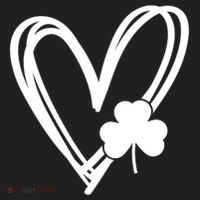 St Patrick's Day Clover Heart Women's Sweatshirt thumb 2