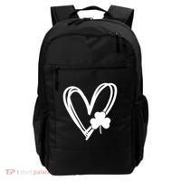 St Patrick's Day Clover Heart Backpack thumb 0