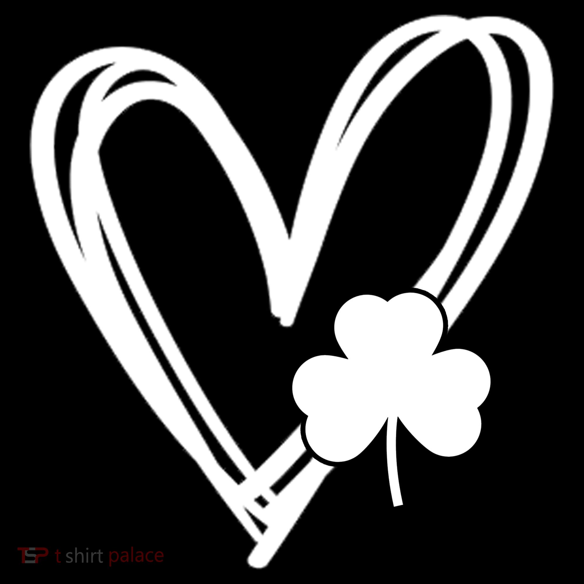 St Patrick's Day Clover Heart Backpack