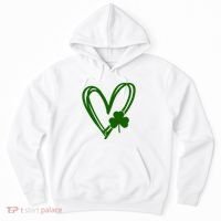St Patrick's Day Clover Heart Hoodie thumb 0