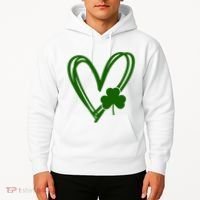 St Patrick's Day Clover Heart Hoodie thumb 2