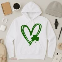 St Patrick's Day Clover Heart Hoodie thumb 3