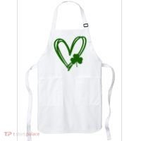 St Patrick's Day Clover Heart Apron thumb 0
