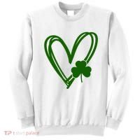 St Patrick's Day Clover Heart Sweatshirt thumb 0