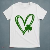 St Patrick's Day Clover Heart T-Shirt thumb 5