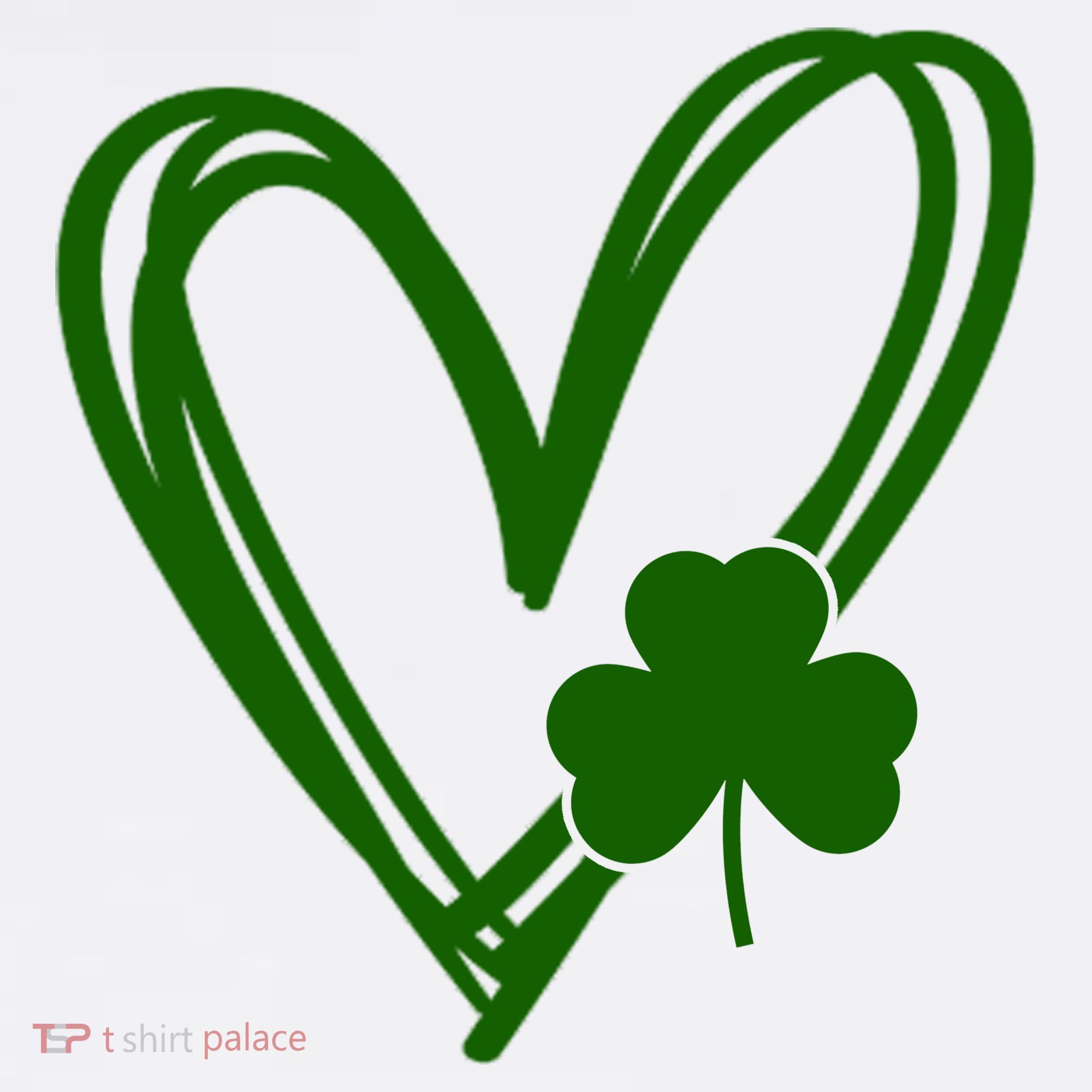 St Patrick's Day Clover Heart Coffee Mug