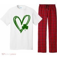 St Patrick's Day Clover Heart Pajama Set thumb 0