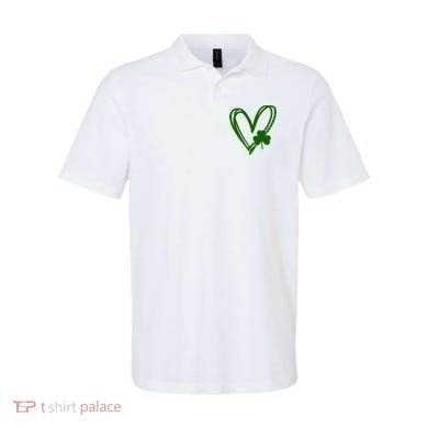 St Patrick's Day Clover Heart Polo