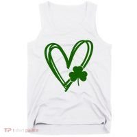 St Patrick's Day Clover Heart Tank Top thumb 0