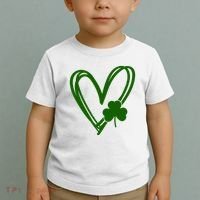 St Patrick's Day Clover Heart Toddler T-Shirt thumb 2