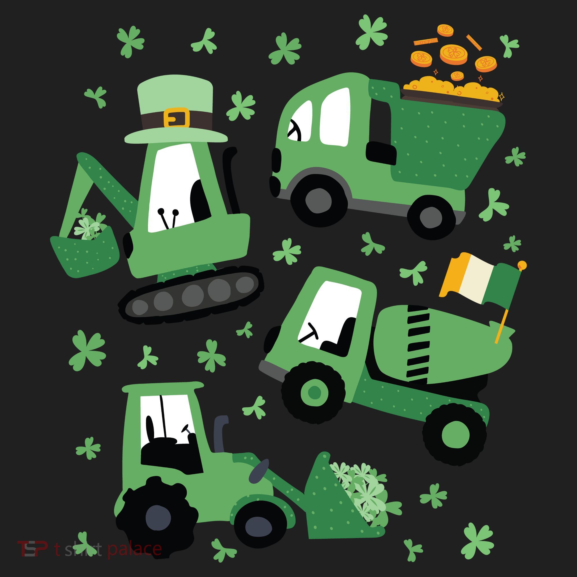 St Patrick's Day Construction Women's Sweatshirt