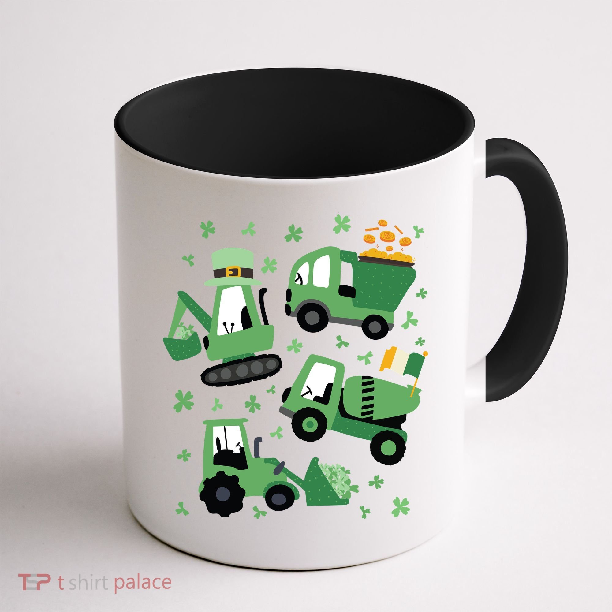 St Patrick's Day Construction Coffee Mug