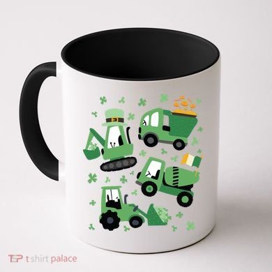 St Patrick's Day Construction Coffee Mug