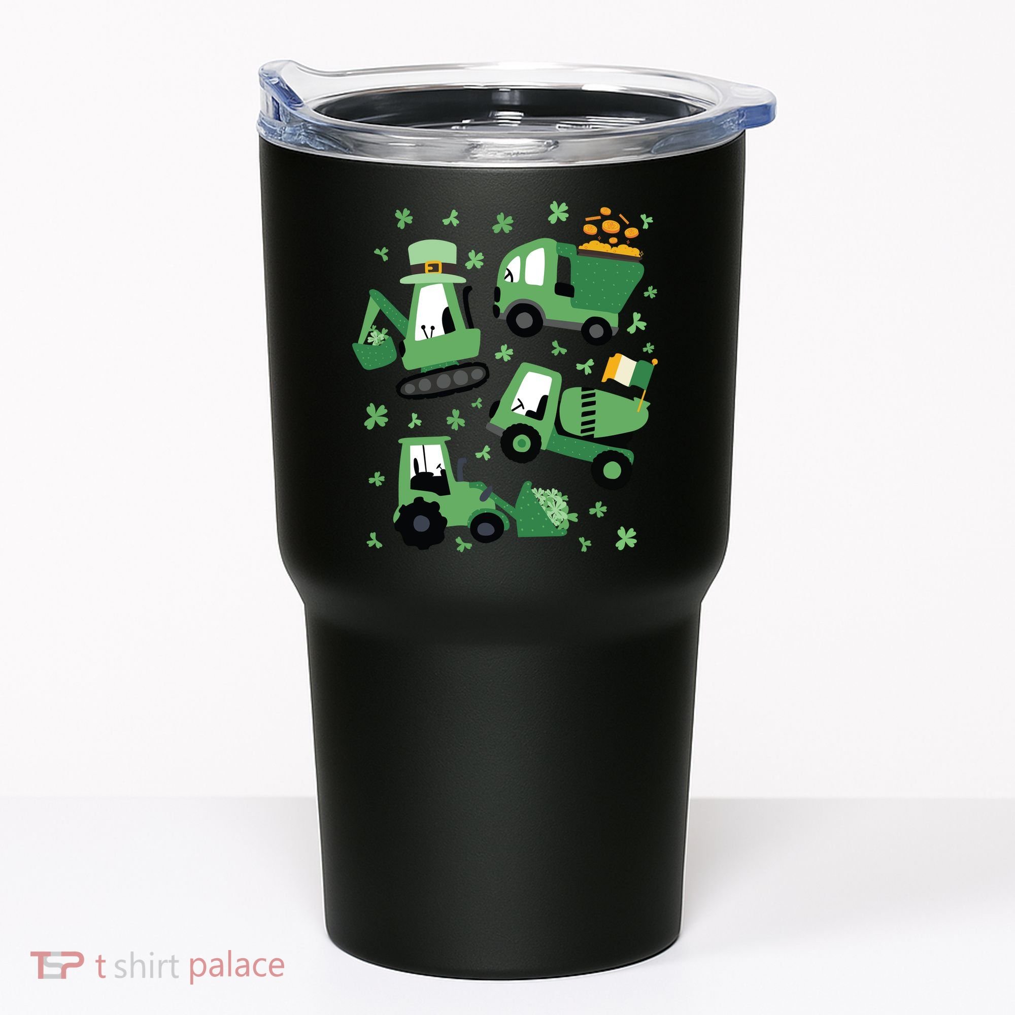 St Patrick's Day Construction Tumbler