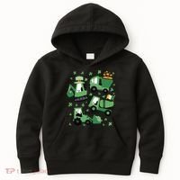 St Patrick's Day Construction Kids Hoodie thumb 0