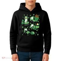 St Patrick's Day Construction Kids Hoodie thumb 4