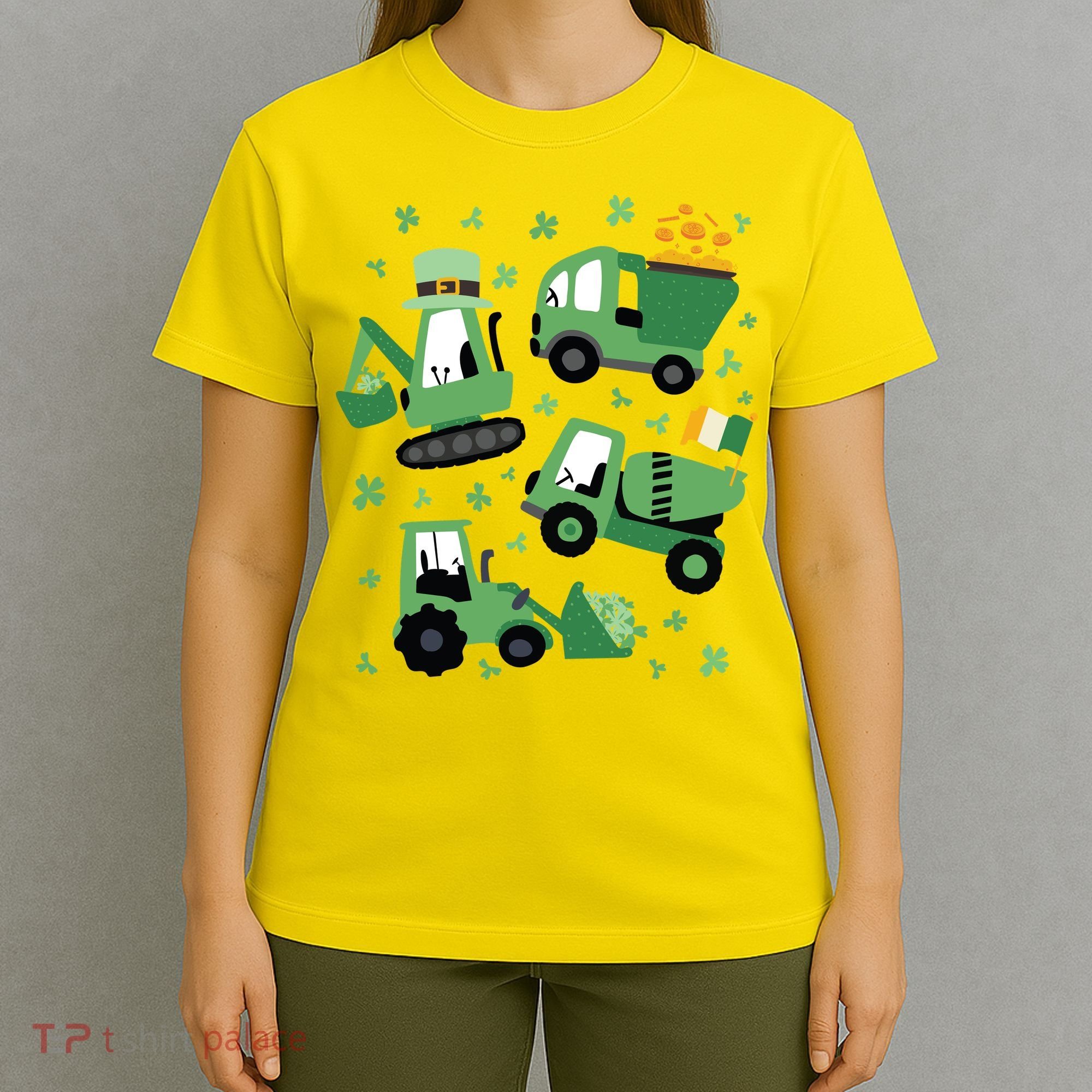 St Patrick's Day Construction T-Shirt