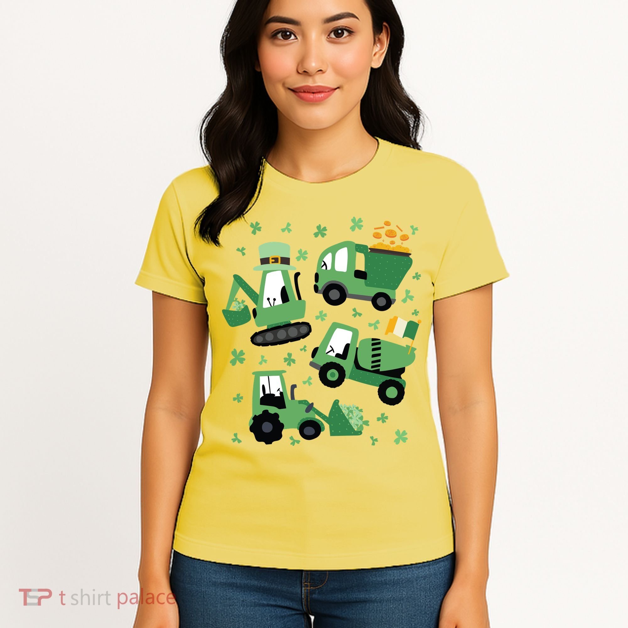 St Patrick's Day Construction Women's T-Shirt