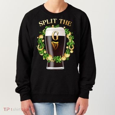 St Patricks Day Split the G Beer Lover Women's Sweatshirt