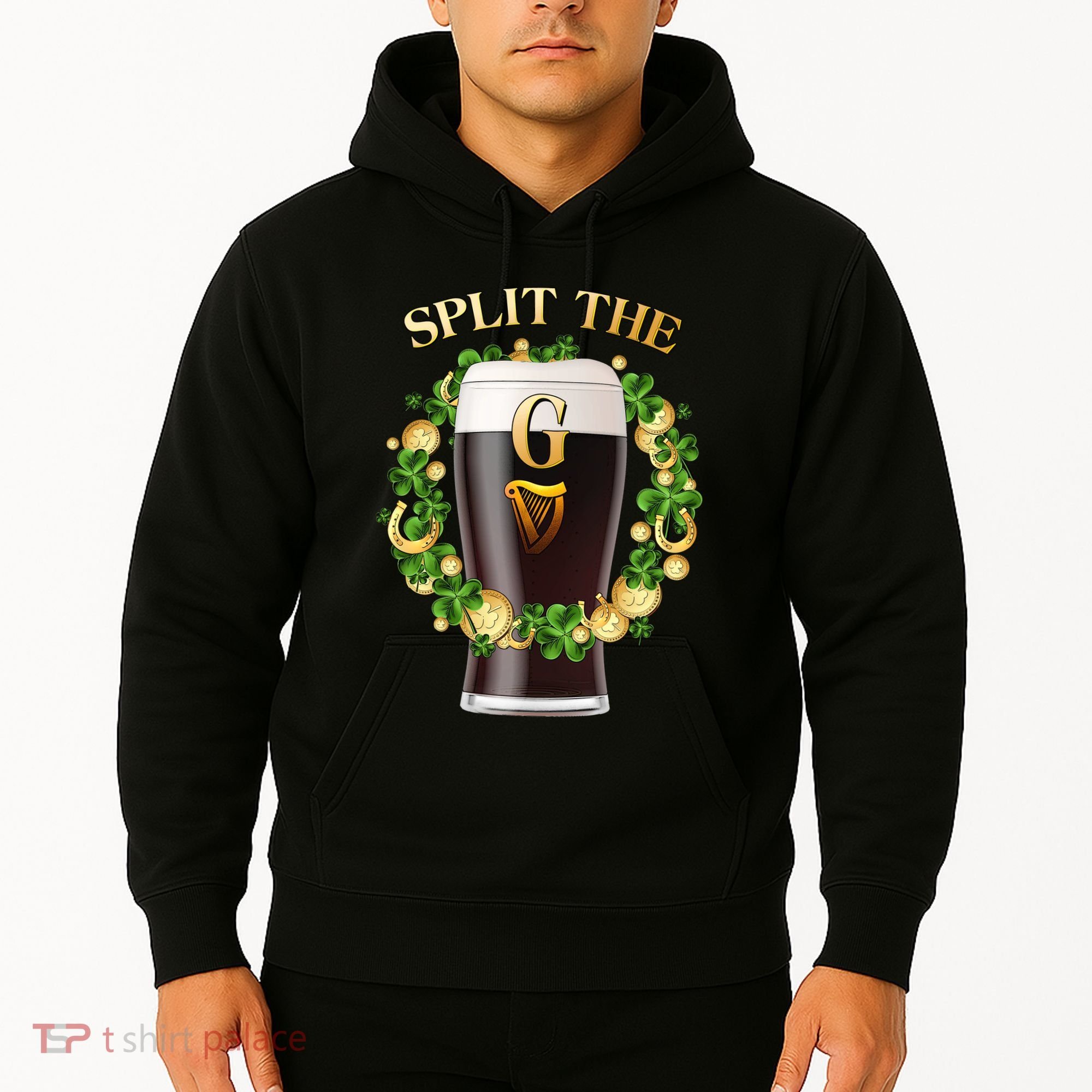 St Patricks Day Split the G Beer Lover Hoodie