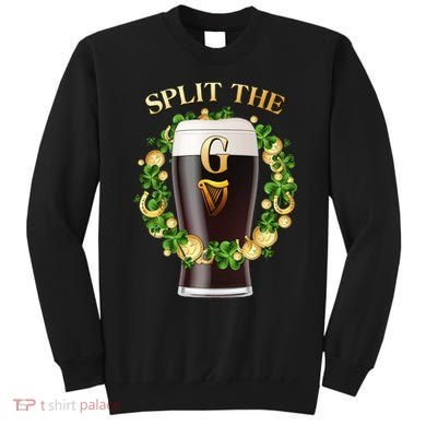 St Patricks Day Split the G Beer Lover Sweatshirt