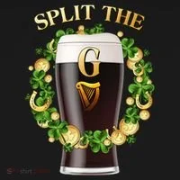 St Patricks Day Split the G Beer Lover Bucket Hat thumb 4