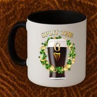 St Patricks Day Split the G Beer Lover Coffee Mug thumb 2