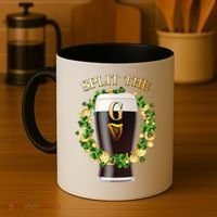 St Patricks Day Split the G Beer Lover Coffee Mug thumb 4
