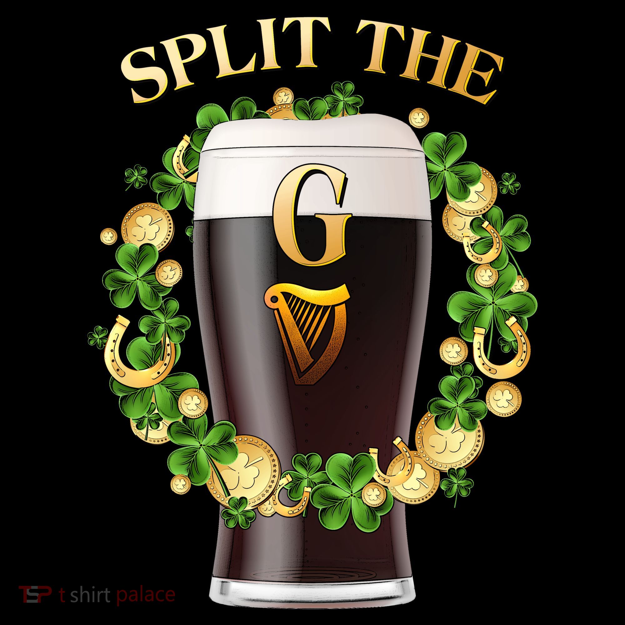 St Patricks Day Split the G Beer Lover Women's Hoodie