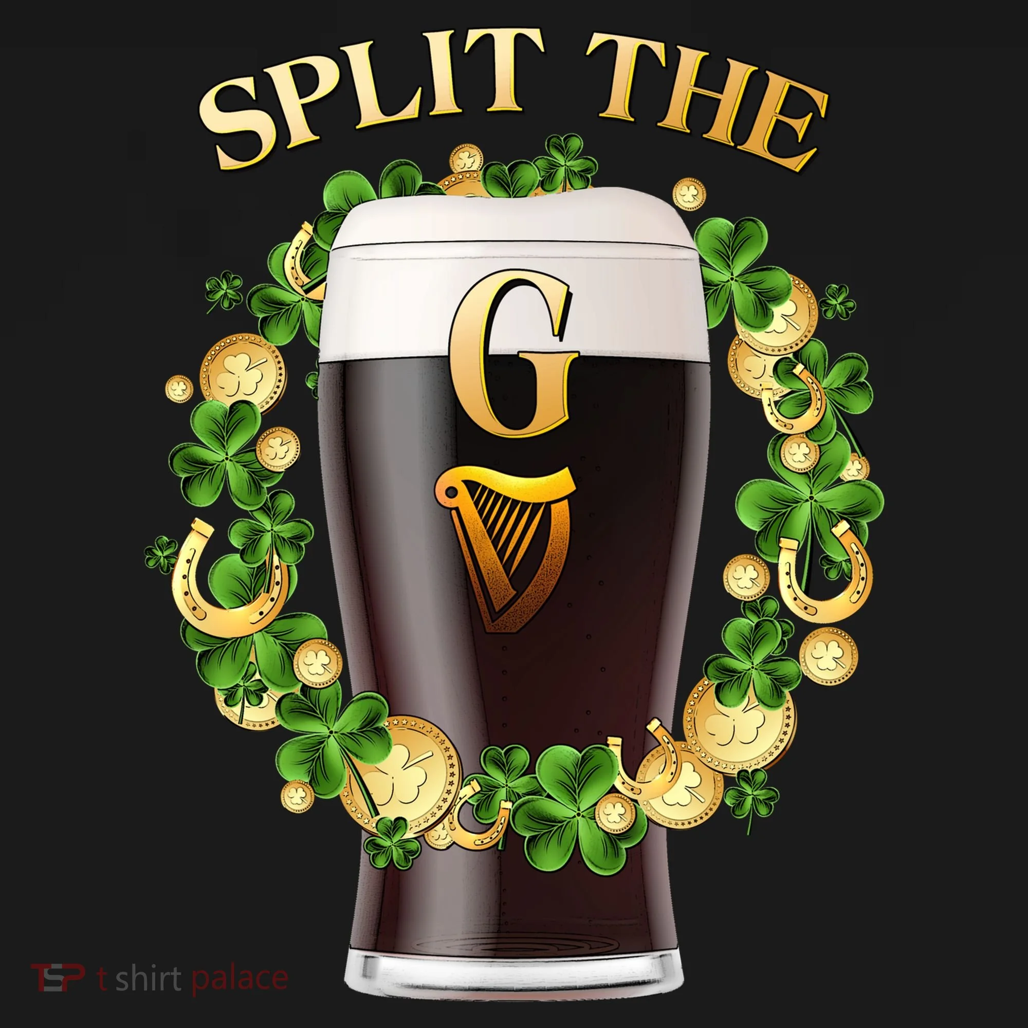 St Patricks Day Split the G Beer Lover Women's Hoodie
