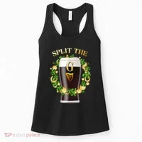 St Patricks Day Split the G Beer Lover Women's Tank Top thumb 0