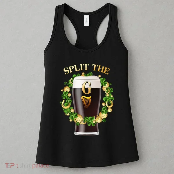 St Patricks Day Split the G Beer Lover Women's Tank Top