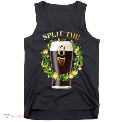 St Patricks Day Split the G Beer Lover Tank Top