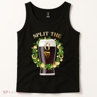 St Patricks Day Split the G Beer Lover Tank Top thumb 2