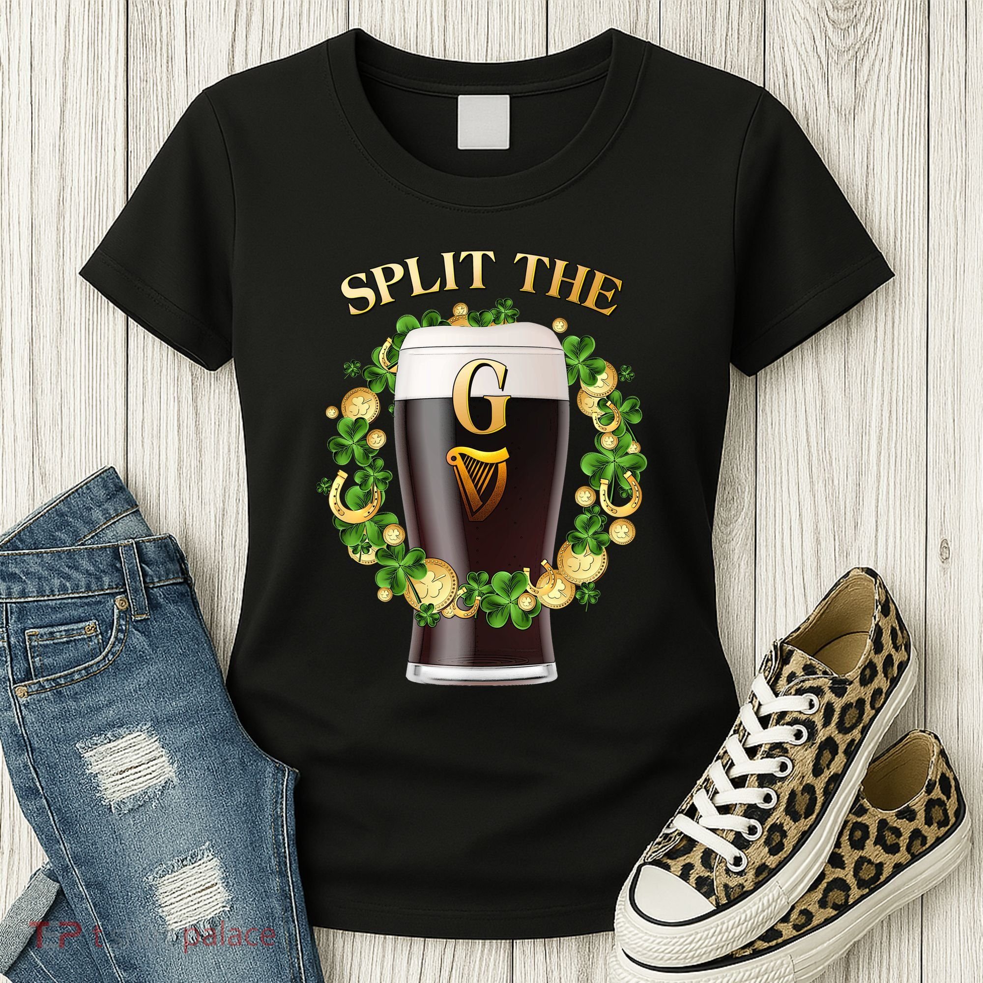 St Patricks Day Split the G Beer Lover Women's T-Shirt