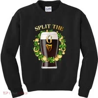 St Patricks Day Split the G Beer Lover Kids Sweatshirt thumb 0