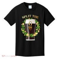 St Patricks Day Split the G Beer Lover Kids T-Shirt thumb 0