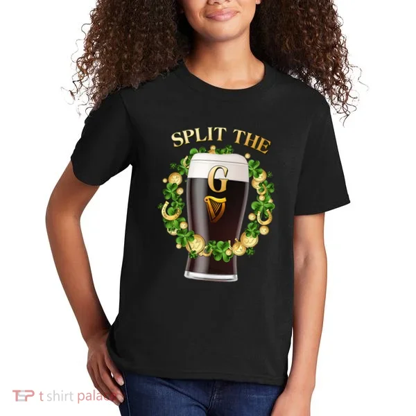St Patricks Day Split the G Beer Lover Kids T-Shirt