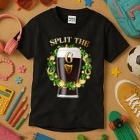 St Patricks Day Split the G Beer Lover Kids T-Shirt thumb 3