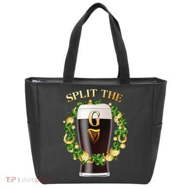 St Patricks Day Split the G Beer Lover Tote Bag