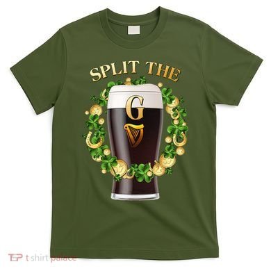 St Patricks Day Split the G Beer Lover T-Shirt