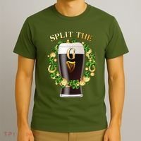 St Patricks Day Split the G Beer Lover T-Shirt thumb 3