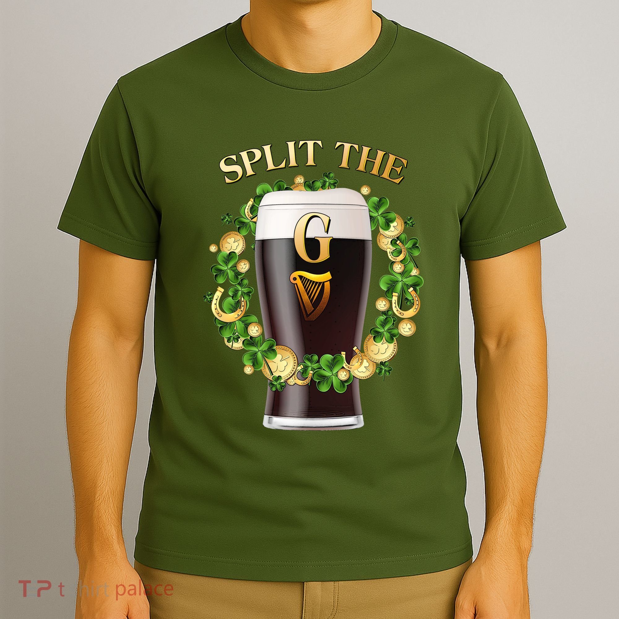 St Patricks Day Split the G Beer Lover T-Shirt
