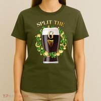 St Patricks Day Split the G Beer Lover T-Shirt thumb 4