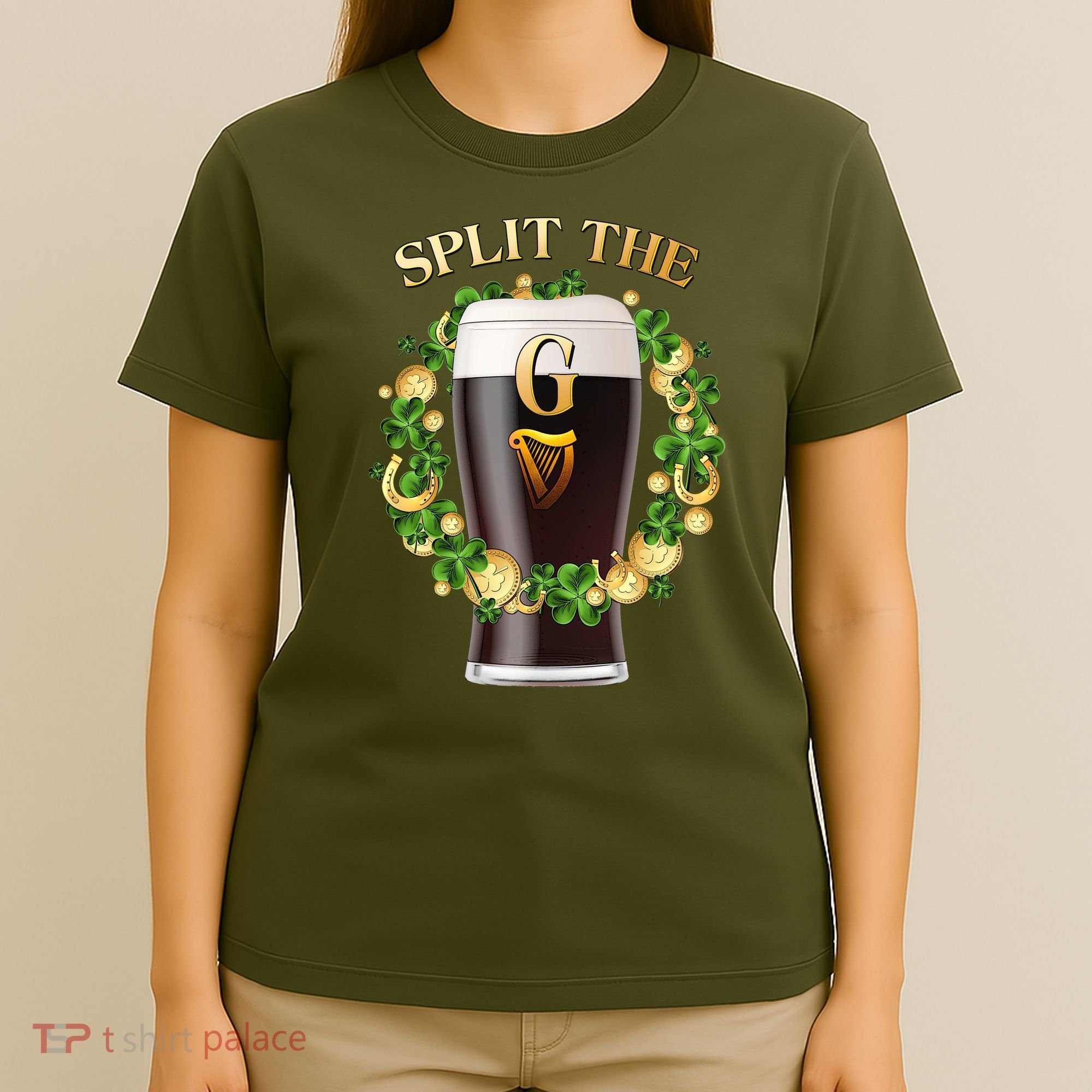 St Patricks Day Split the G Beer Lover T-Shirt