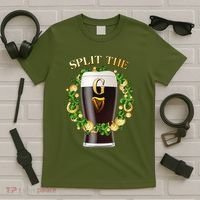 St Patricks Day Split the G Beer Lover T-Shirt thumb 5