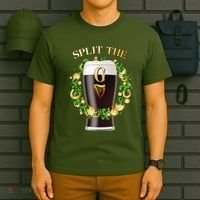 St Patricks Day Split the G Beer Lover T-Shirt thumb 6