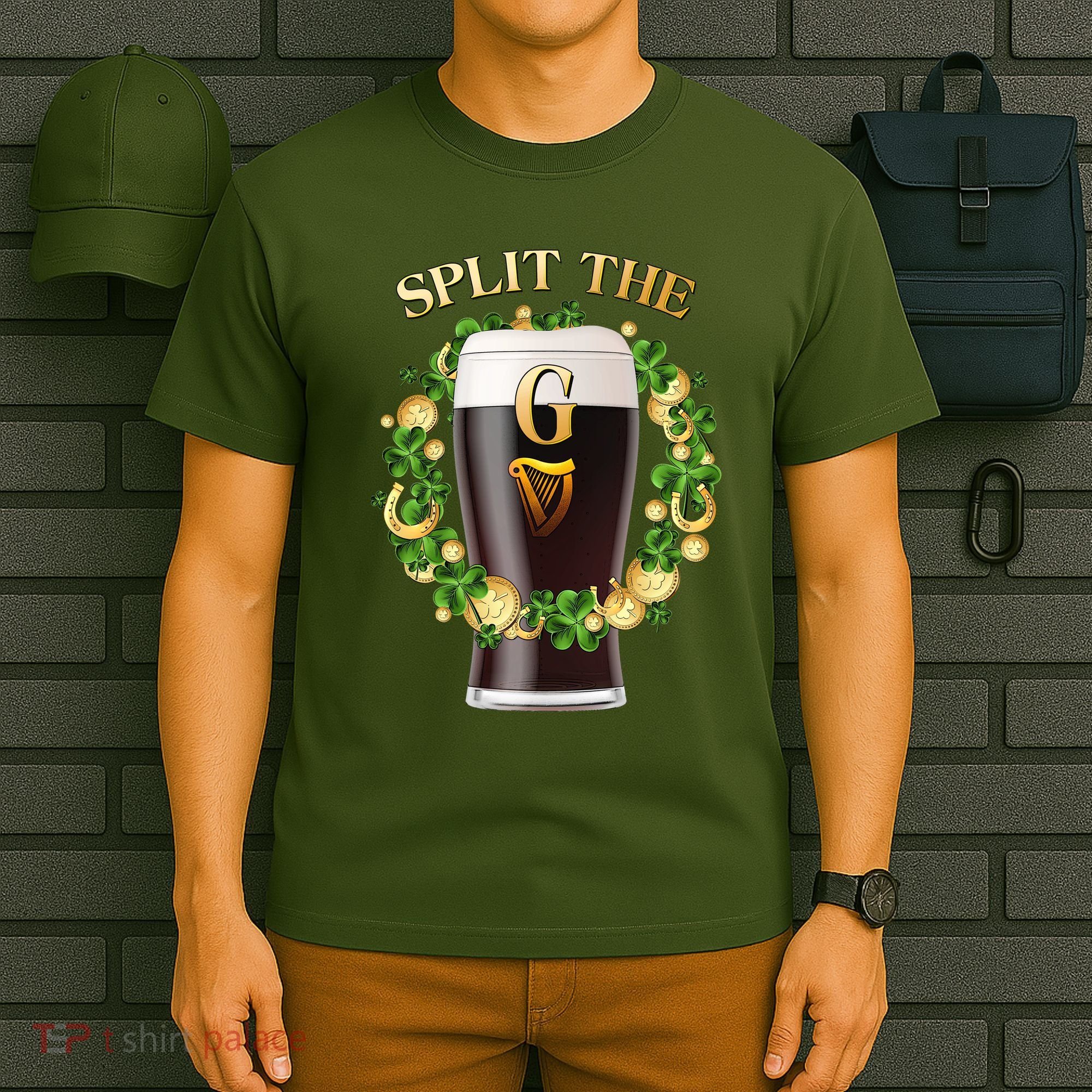 St Patricks Day Split the G Beer Lover T-Shirt