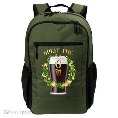 St Patricks Day Split the G Beer Lover Backpack