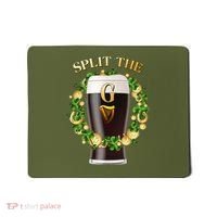 St Patricks Day Split the G Beer Lover Mousepad thumb 0